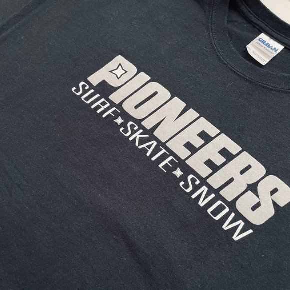 Pioneers Surf Skate Snow Board Shop 2XL T Shirt Northeast East Coast Surfing Tee - Picture 11 of 16